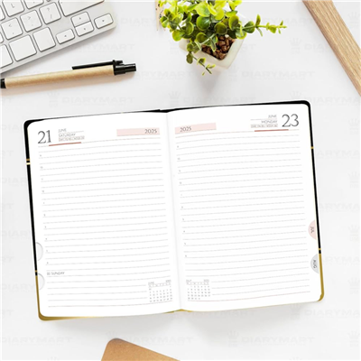 Hard Cover Bound Diary With Dates