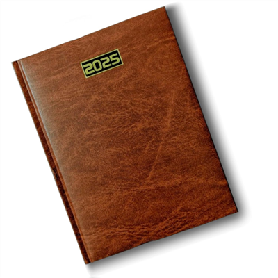 Leather Cover Hard Bound Diary With Dates