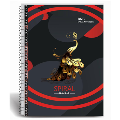 A4 Size Spiral Notebook – 400 Ruled Pages