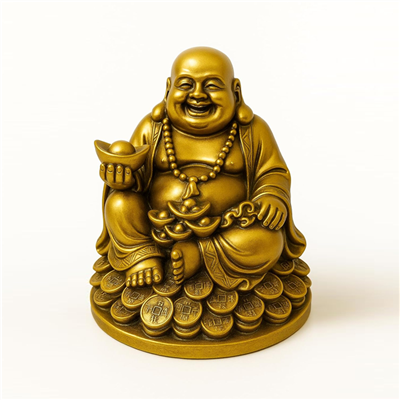 Laughing Buddha Idol Statue – Good Luck Showpiece For Home And Gifting